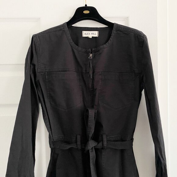 Alex Mill "Jo" Belted Jumpsuit in Black, size XS - Picture 8 of 11